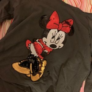 Sequined Minnie Mouse top